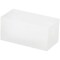Plymor Frosted Acrylic Rectangular Display Block, 1.5" H x 1.5" W x 3" D